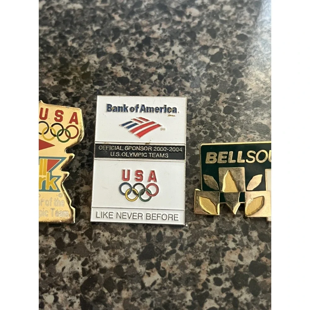 Vintage Olympic pins 🏅Ball Park- Bank‎ Of America- Bellsouth